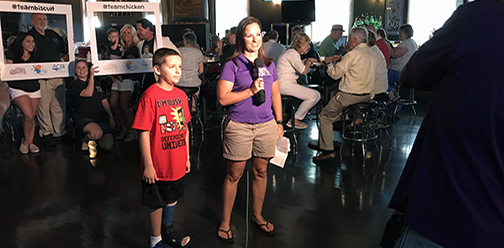 News with a Twist Live Weathercast at ACF Chicken Jam